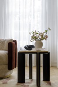 Refined interior of a transformed South Kensington residence showcasing contemporary design and everyday living.